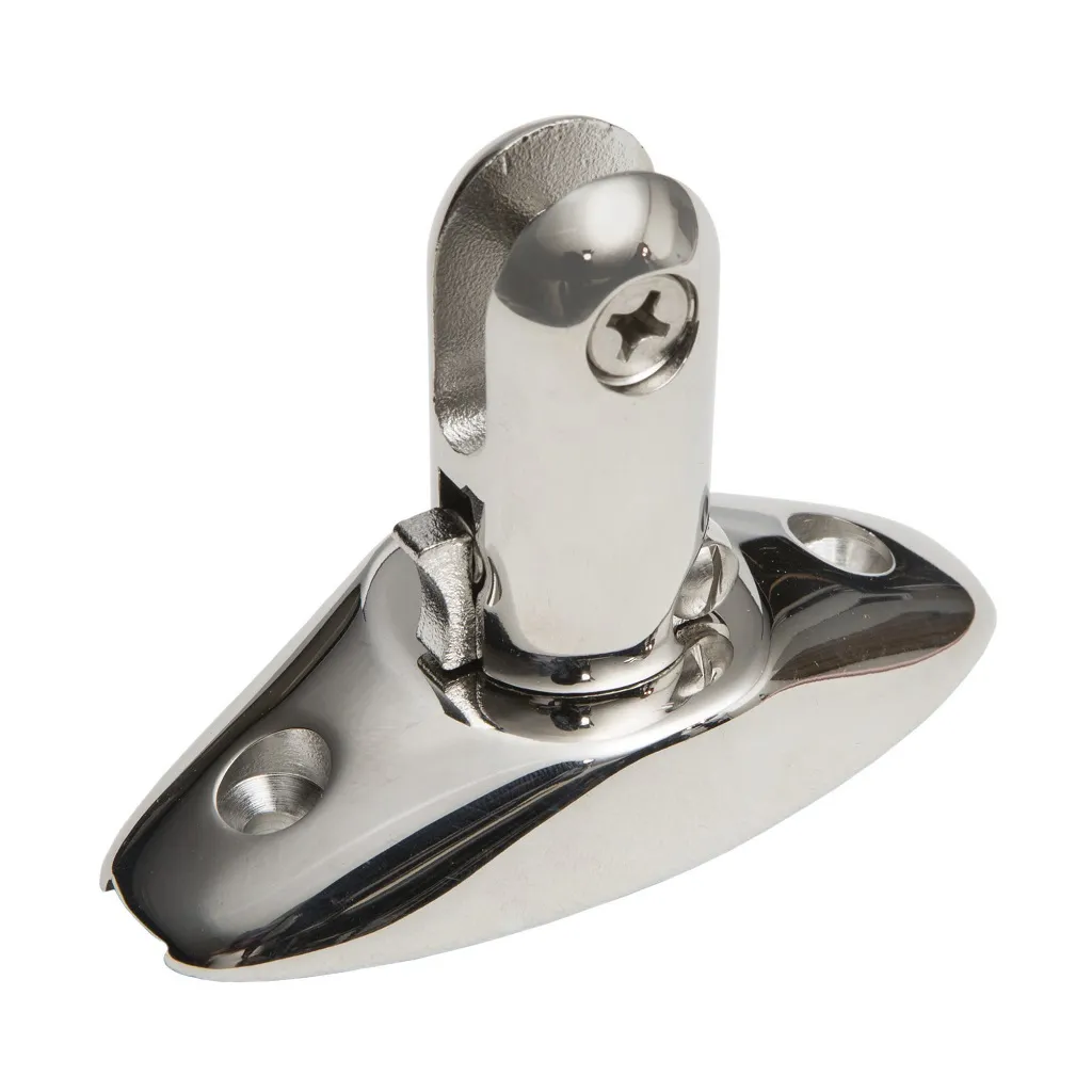 Platine à fourche à clipser en inox