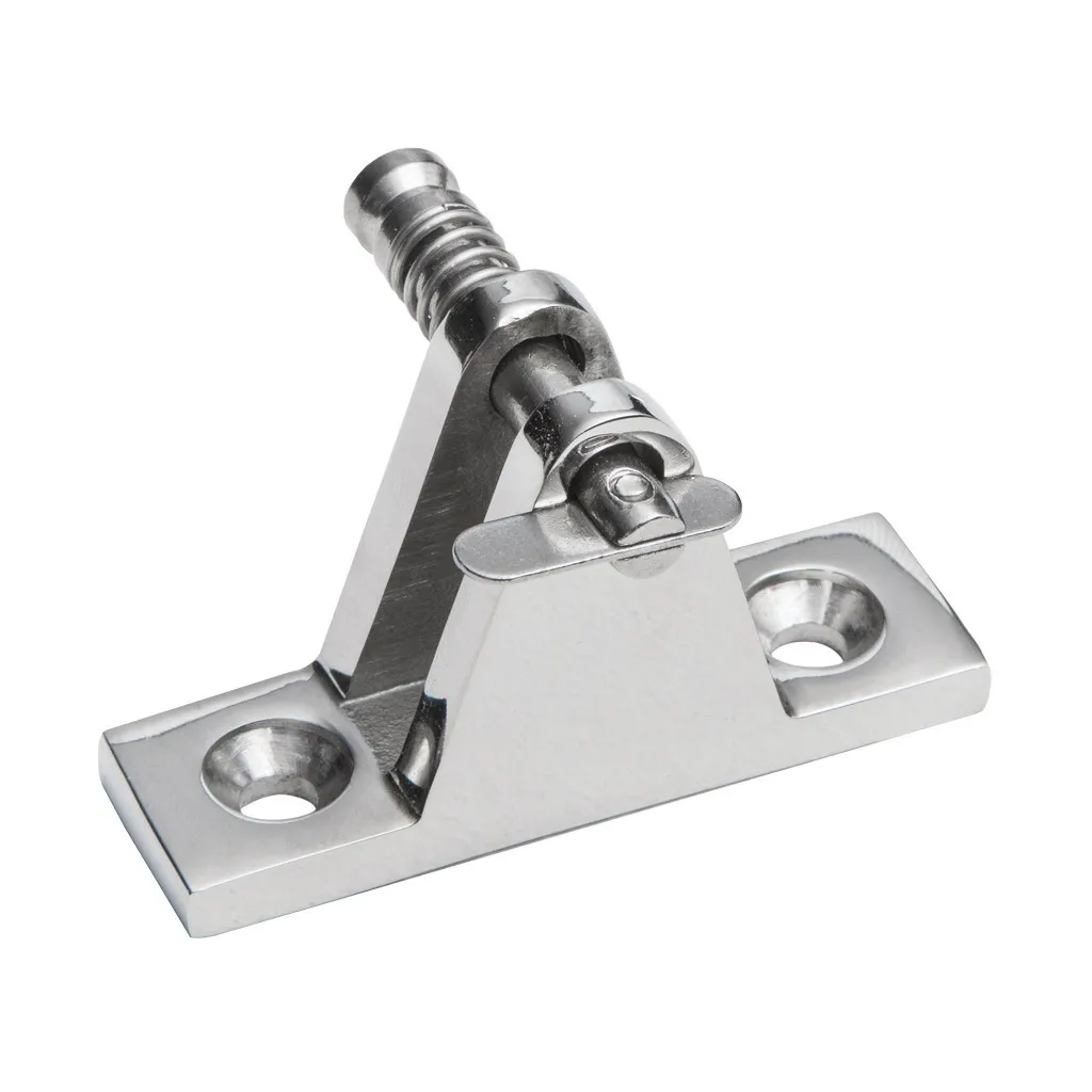 Soporte recto, inox, perno amovible